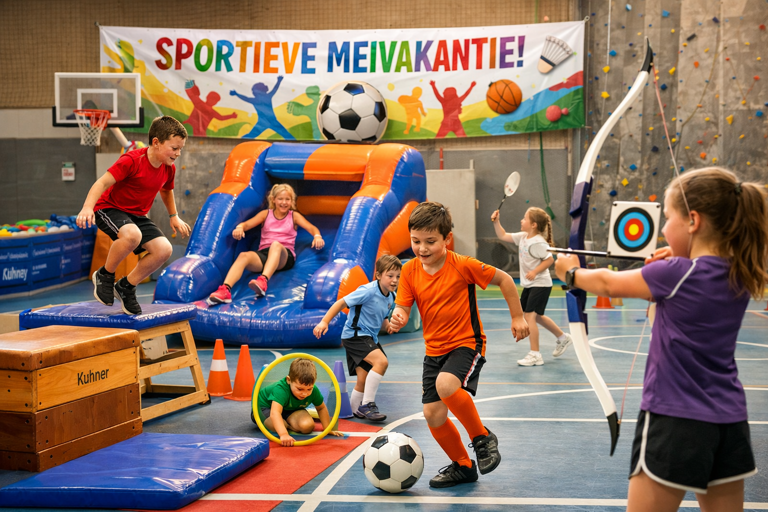 Sportieve meivakantie in de Boei voor jeugd 4 tot en met 9 jaar